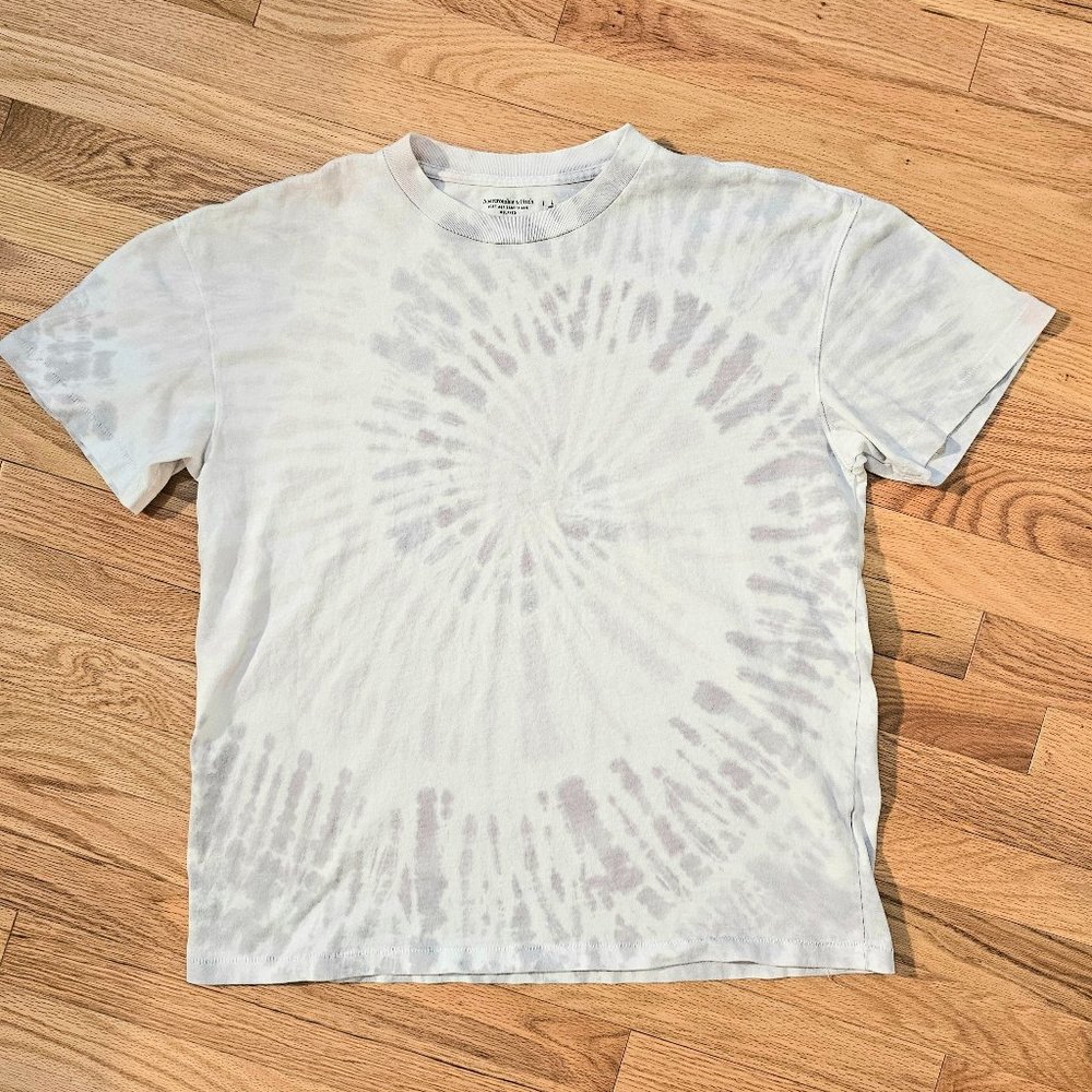 Abercrombie Fitch Soft AF Essentials Relaxed Tye Dye T Shirt Mens Size Large